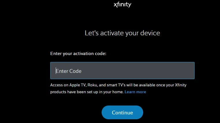 Setup Xfinity wifi to Roku TV