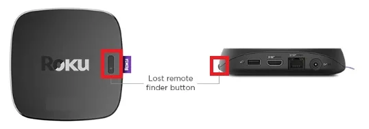 Roku lost remote finder button